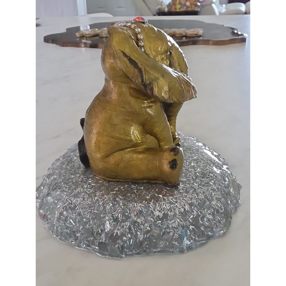 Handmade Resin Elephant Decoration Gift Paperweight - Picture 3 of 7